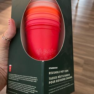 2019 Starbucks holiday reusable set.  NWT